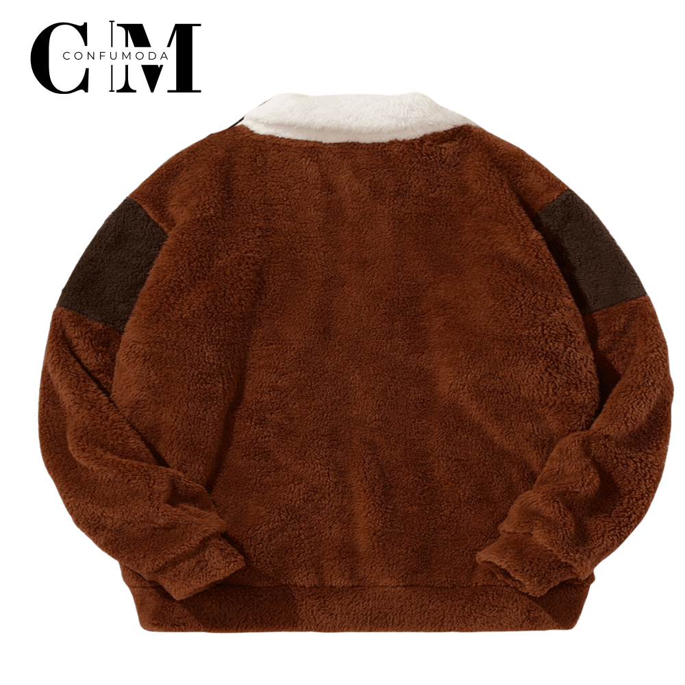 Sudadera Polar Unisex de Tres Tonos