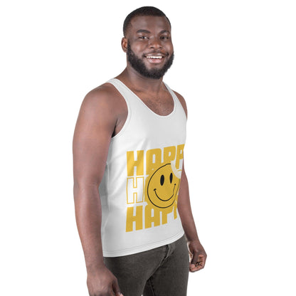Camiseta de tirantes "Happy x3" - TopShopperSpot
