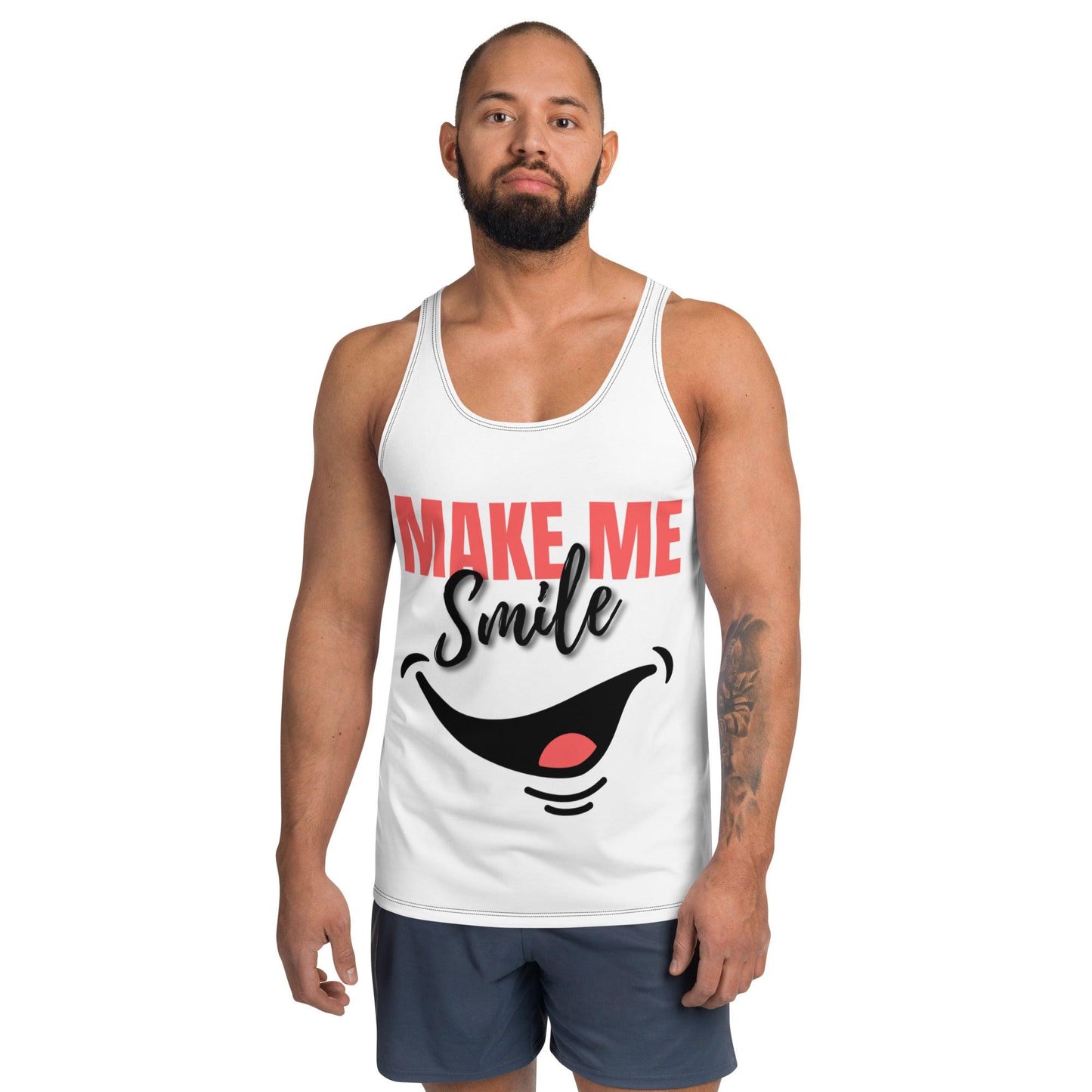 Camiseta de tirantes "Make me Smile" - TopShopperSpot